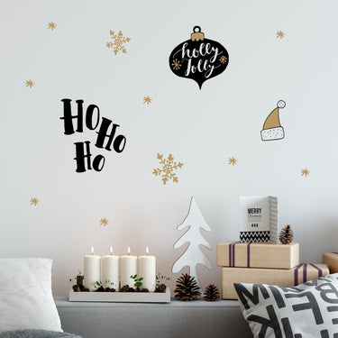 Holly Jolly Wall Decals